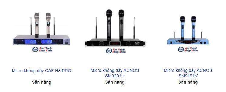 Micro karaoke không dây