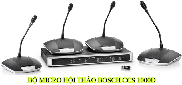 Bộ micro hội thảo Bosch CCS 1000D
