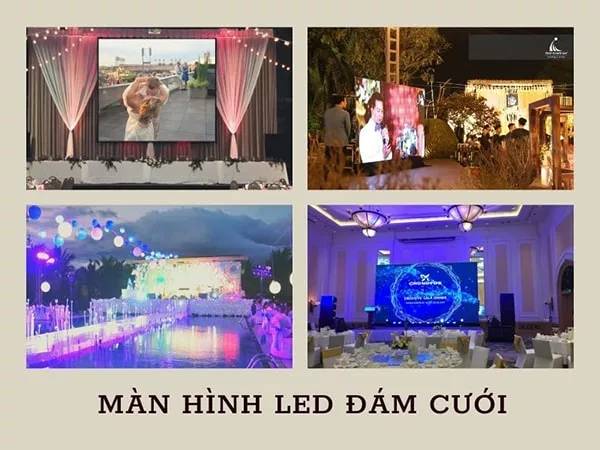 Màn hình LED tiệc cưới