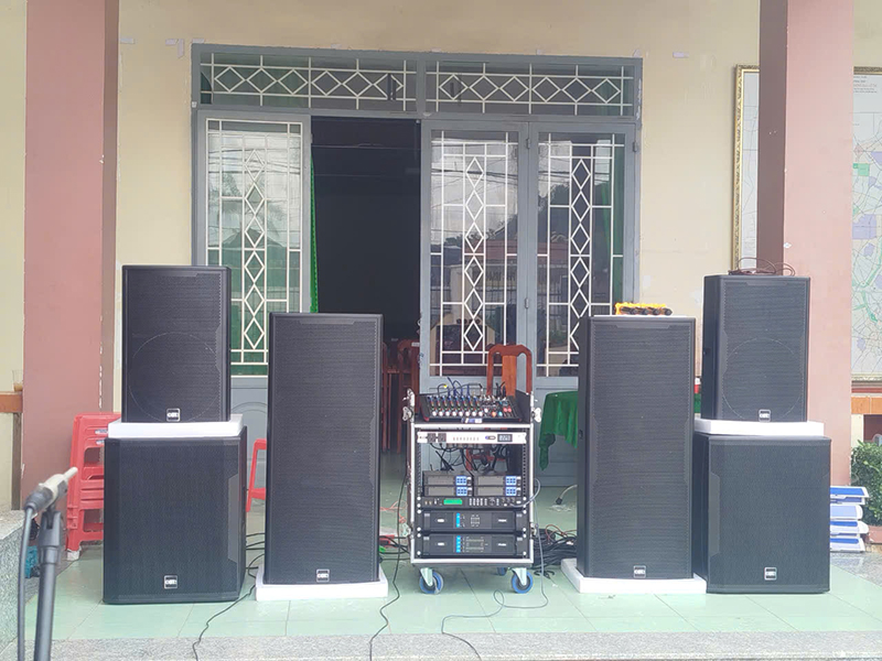 Dàn âm thanh sân khấu trường học 200m2