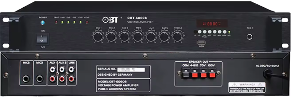 Amply liền mixer OBT 6060B