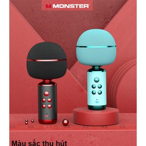 Micro Kèm Loa Monster M98 - Tiện Ích, Gọn Gàng