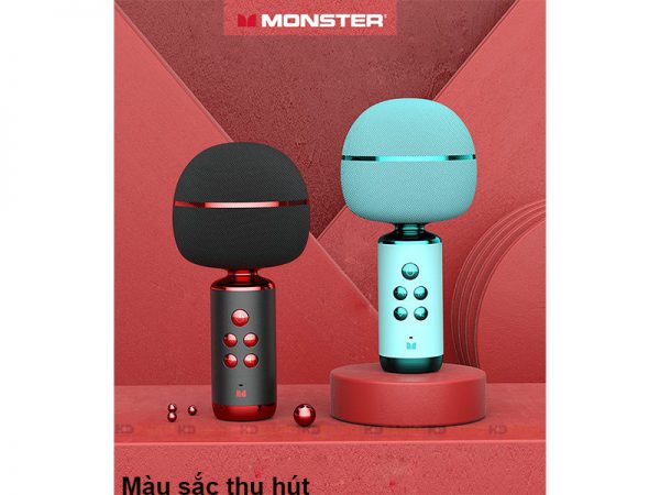 Micro Kèm Loa Monster M98 - Tiện Ích, Gọn Gàng