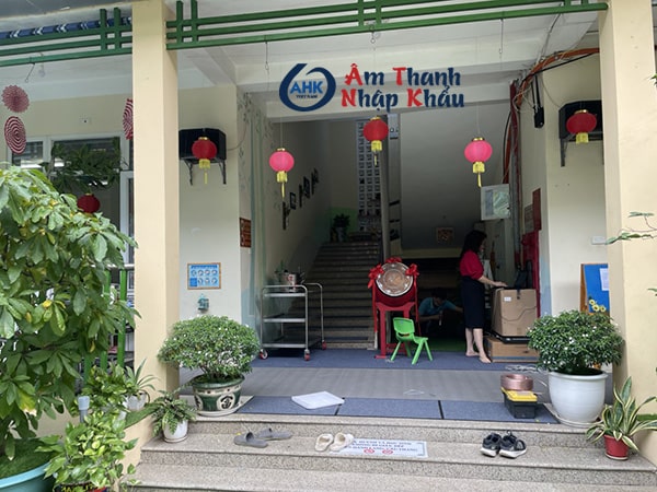 Hình ảnh lắp đặt hệ thống âm thanh trường mầm non Thanh Xuân, Hà Nội