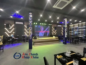 Hình ảnh lắp đặt hệ thống âm thanh cho Beer Club ZoZo quán tại Sóc Sơn