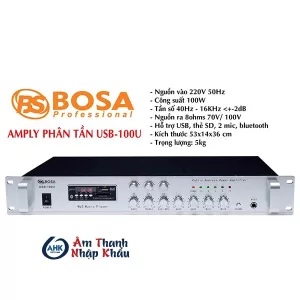 Amply Bosa 100U USB : Giảm giá 15%