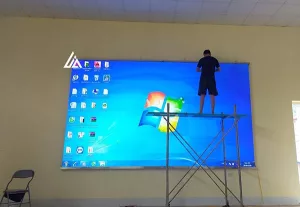 Lắp đặt màn hình led hội trường trong nhà