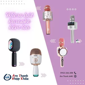 top 5 micro hát karaoke kèm loa chất lượng