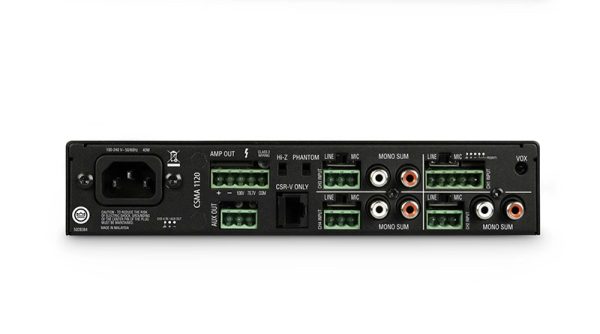 Mặt sau amply JBL CSMA180 CSMA1120